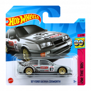 Машинка Базовая Hot Wheels '87 Ford Sierra Cosworth The `80S 1:64 HKJ59 Silver - Retromagaz