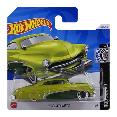 Машинка Базовая Hot Wheels Hirohata Merc Rod Squad 1:64 HTD66 Green - Retromagaz