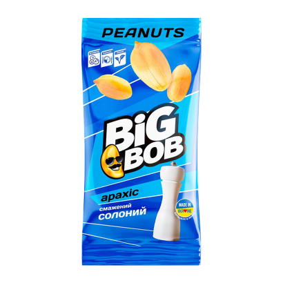 Арахіс Смажений Big Bob Original 60g - Retromagaz