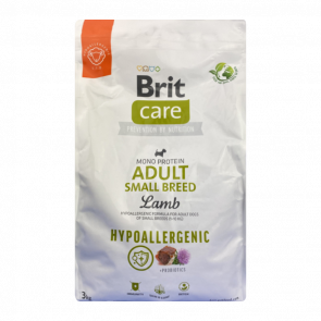 Сухой Корм для Собак с Пищевой Аллергией Brit Care Adult Small Breed Ягнёнок 3kg