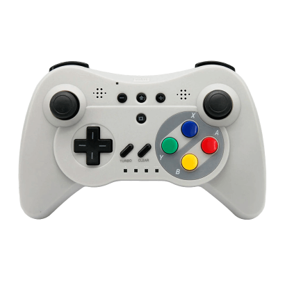 Геймпад Бездротовий RMC Wii U Pro Controller SNES Style Grey Новий - Retromagaz