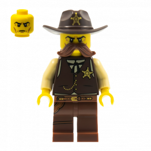 Фигурка Lego Series 13 Sheriff Collectible Minifigures col196 Б/У - Retromagaz