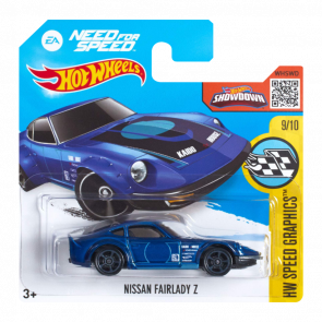 Машинка Базова Hot Wheels Nissan Fairlady Z Need for Speed Speed Graphics 1:64 DHP27 Dark Blue - Retromagaz