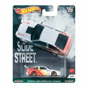 Машинка Premium Hot Wheels Toyota AE86 Sprinter Trueno Slide Street 1:64 GRJ83 White