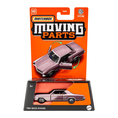 Тематична Машинка Matchbox 1964 Buick Riviera Moving Parts 1:64 FWD28/HVN00 Purple - Retromagaz