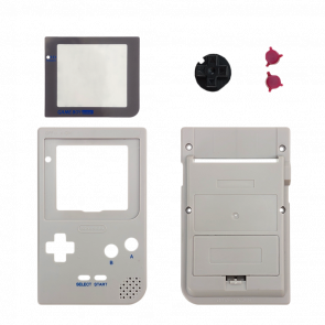 Корпус RMC Game Boy Pocket Grey Новий - Retromagaz