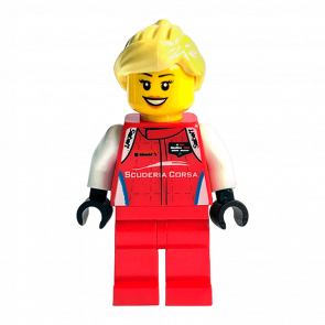 Фигурка Lego Speed Champions Ferrari 488 GT3 Scuderia Corsa Driver Другое sc056 1 Б/У