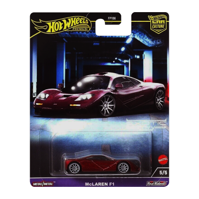 Машинка Premium Hot Wheels McLaren F1 Mr. Bean Exotic Envy 1:64 HKC77 Red - Retromagaz