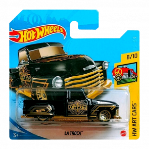 Машинка Базовая Hot Wheels La Troca Art Cars 1:64 GRY35 Black - Retromagaz