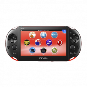 Консоль Sony PlayStation Vita Slim Модифікована 64GB Red Black + 5 Вбудованих Ігор Б/У