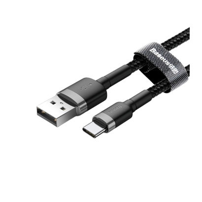 Кабель Baseus Cafule 3A USB 2.0 - USB Type-C 0.5m - Retromagaz