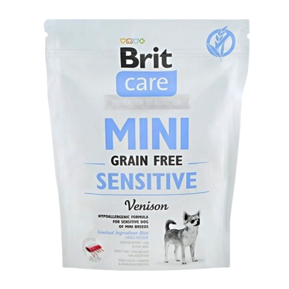 Сухий Корм для Собак Brit Care Grain-Free Mini Оленина 400g - Retromagaz