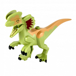 Фигурка Lego Динозавр Dilophosaurus Second Version Animals Dilo03 Olive Green Б/У - Retromagaz