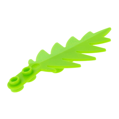 Рослина Lego Листя Tree Palm Leaf Small 8 x 3 6148 6298821 Lime 2шт Б/У - Retromagaz