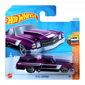 Машинка Базовая Hot Wheels '71 El Camino Super Treasure Hunt STH Hot Trucks 1:64 HTF35 Purple