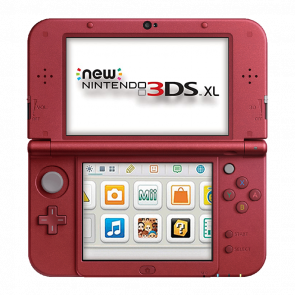 Консоль Nintendo 3DS XL New Модифікована 32GB Metallic Red + 10 Вбудованих Ігор Б/У