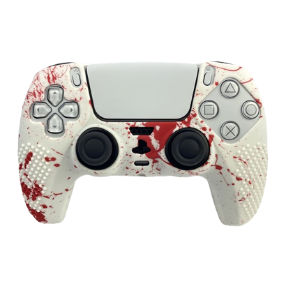 Чехол Силиконовый RMC PlayStation 5 Blood White Новый - Retromagaz