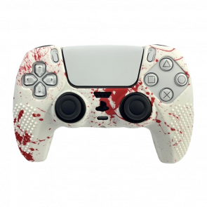 Чехол Силиконовый RMC PlayStation 5 Blood White Новый