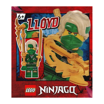 Конструктор Lego Фигурка Lloyd Foil Pack #9 Crystalized Hair Ninjago 892292 njo785 Новый - Retromagaz