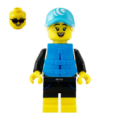 Фігурка Lego Series 21 Paddle Surfer Collectible Minifigures col374 Б/У - Retromagaz