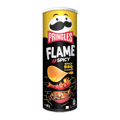 Чіпси Pringles Flame Spicy BBQ 160g - Retromagaz