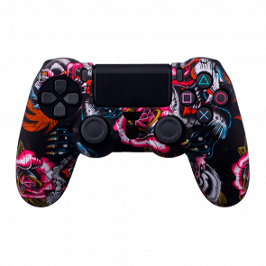 Чехол Силиконовый RMC PlayStation 4 Dragon Black Pink Новый