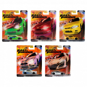 Набор Машинка Premium Hot Wheels Fast & Furious 2022-1 DMC55 5шт - Retromagaz