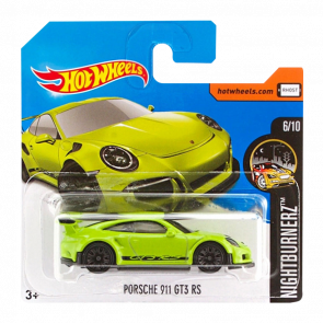 Машинка Базова Hot Wheels Porsche 911 GT3 RS Nightburnerz 1:64 DTY80 Green - Retromagaz