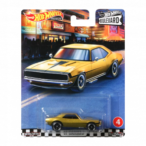 Машинка Premium Hot Wheels '67 Camaro Boulevard 1:64 GJT69 Gold - Retromagaz