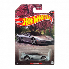 Тематическая Машинка Hot Wheels '90 Acura NSX Japanese Classics 1:64 HLK18 Silver - Retromagaz