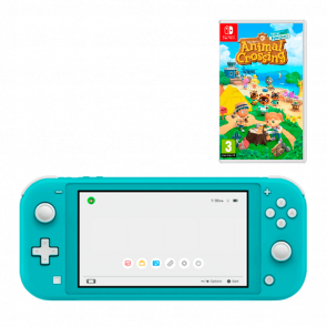 Набір Консоль Nintendo Switch Lite 32GB Turquoise Новий + Гра Animal Crossing: New Horizons Російська Озвучка