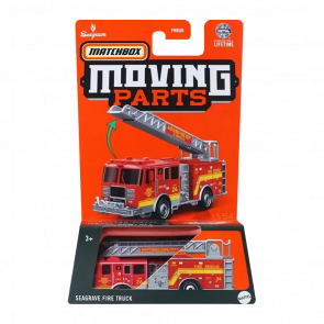 Тематична Машинка Matchbox Seagrave Fire Truck Moving Parts 1:64 FWD28/HVM99 Red - Retromagaz