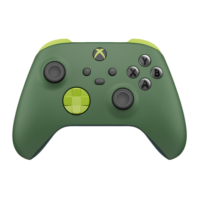 Геймпад Беспроводной Microsoft Xbox Series Controller + Charge and Play Kit Remix Special Edition Green Новый - Retromagaz