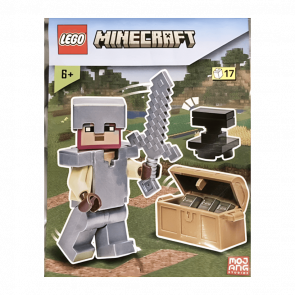 Конструктор Lego Фигурка Knight with Chest and Anvil Foil Pack Minecraft 662309 min146 Новый - Retromagaz