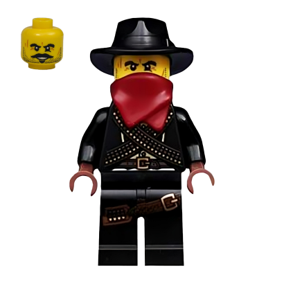 Фігурка Lego Series 6 Bandit Collectible Minifigures col085 Б/У - Retromagaz