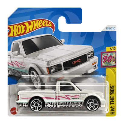 Машинка Базова Hot Wheels '91 GMC Syclone The `90S 1:64 HTB09 White - Retromagaz