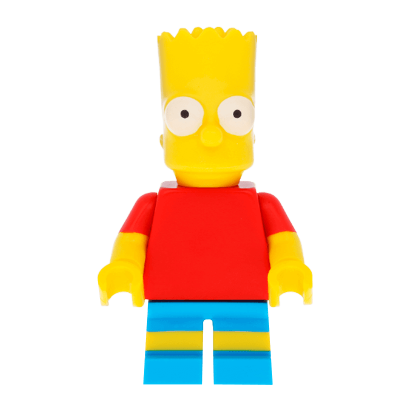 Фігурка Lego The Simpsons Bart with Slingshot in Back Pocket Pattern Cartoons sim008 Б/У - Retromagaz