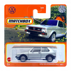 Машинка Велике Місто Matchbox 1976 Volkswagen Golf GTI MK1 Highway 1:64 HFR78/HFP42 Silver - Retromagaz