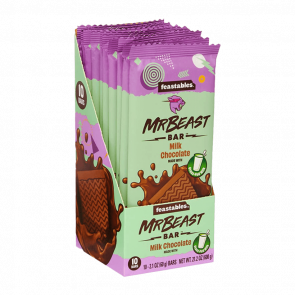 Набір Шоколад Молочний MrBeast Feastables 60g 10шт