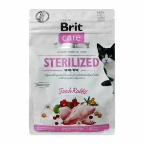 Сухий Корм для Котів Cтерилізованих Brit Care Sensitive Кролик 2kg