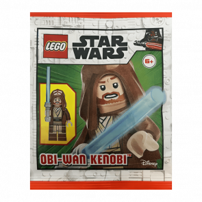 Конструктор Lego Фігурка Obi Wan Kenobi Paper Bag Star Wars 912305 sw1255 Новий - Retromagaz