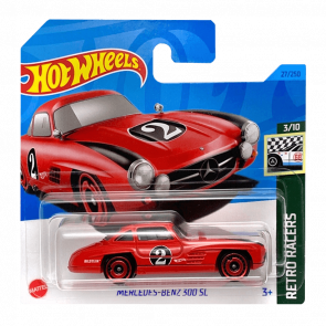 Машинка Базовая Hot Wheels Mercedes-Benz 300 SL Retro Racers 1:64 HKH02 Red