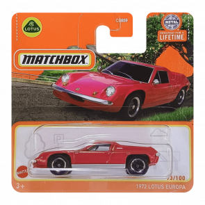 Машинка Большой Город Matchbox 1972 Lotus Europa Special Highway 1:64 HVP08/HVL80 Red