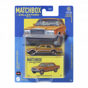 Машинка Premium Matchbox 1980 Mercedes-Benz 450 SEL Collectors 1:64 HVW07 Brown - Retromagaz