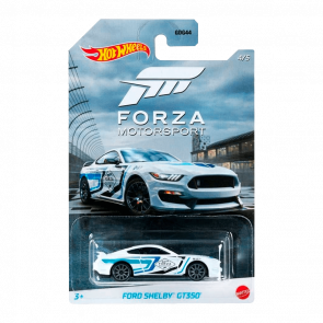 Тематическая Машинка Hot Wheels Ford Shelby GT350 Forza Motorsport 1:64 GJV70 White