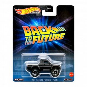 Машинка Premium Hot Wheels 1987 Toyota Pickup Truck Back to the Future Rep. Entertainment 1:64 HKC20 Black