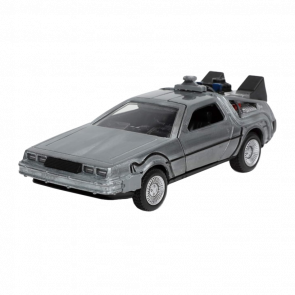 Машинка Jada Delorean DMC-12 Back to the Future 1 Time Machine 1:32 Silver - Retromagaz