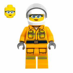 Фигурка Lego Fire 973pb3384 Reflective Stripes Bright Light Orange Suit City cty0961 1 Б/У - Retromagaz