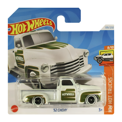 Машинка Базовая Hot Wheels '52 Chevy Truck Hot Trucks 1:64 HTC36 White - Retromagaz