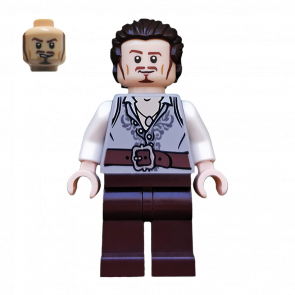 Фигурка Lego Pirates of the Caribbean Will Turner Dark Brown Legs and Hair Films poc026 Б/У